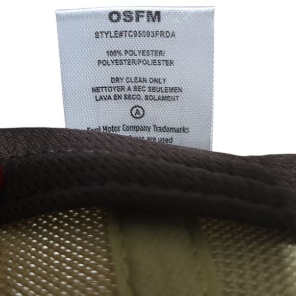 Ford Trucks Patch Hat Trucker Snapback Cap Brown Tan Mesh Back Official Licensed - Picture 9 of 9